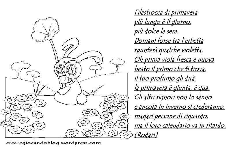 Disegni Da Colorare Primavera E Pasqua