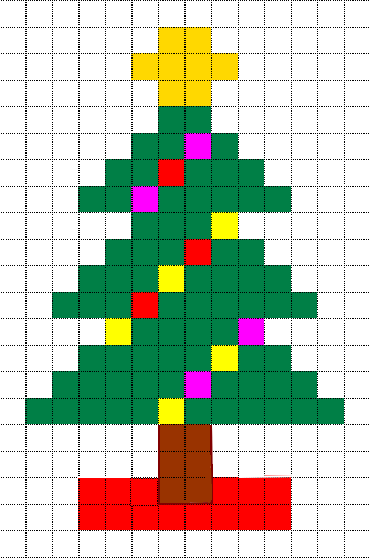 Pixel Art Coding L Albero Di Natale Crearegiocando