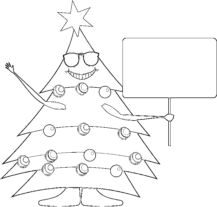 Albero Di Natale Da Colorare.Albero Di Natale Con Messaggio Da Colorare Crearegiocando