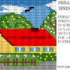 POSTER PRIMAVERA, 25 SCHEDE PIXEL ART