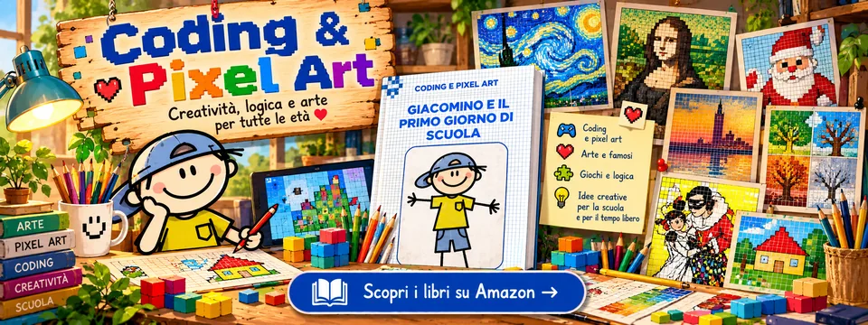 Coding e Pixel Art - Giacomino
