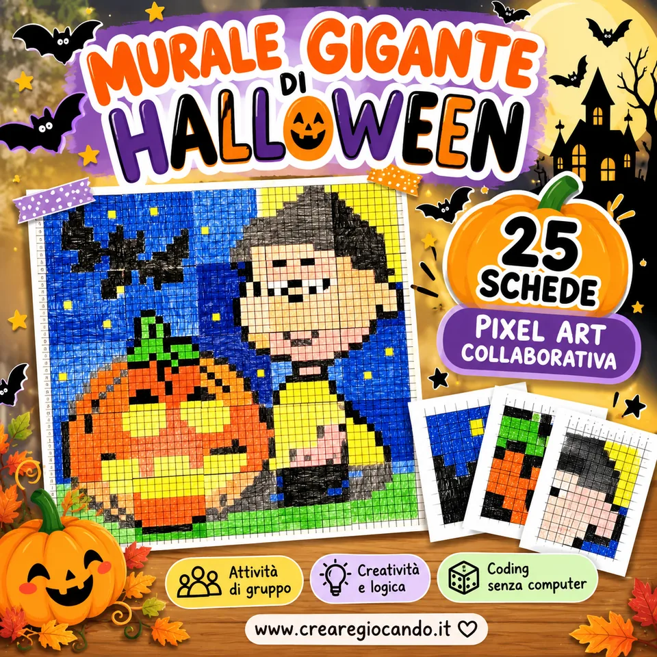 Murale gigante di Halloween